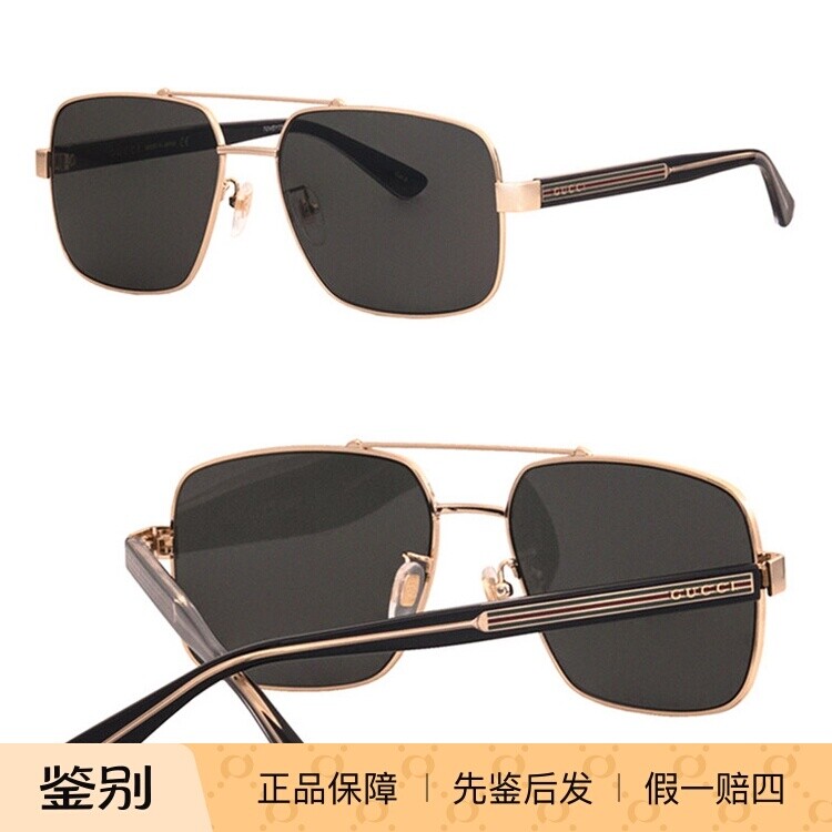正品代购新款 GUCCI太阳眼镜 古驰墨镜方框男士商务时尚GG0529S