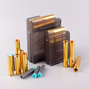 乐辉AMR儿童玩具男孩软弹枪海绵软弹壳狙击巴雷特98k吃鸡AWM弹夹