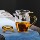 Высококачественный стеклянный набор для слива чая sea tea из трех частей, термостойкое ситечко из боросиликатного стекла, встроенный дозатор чая mini 2