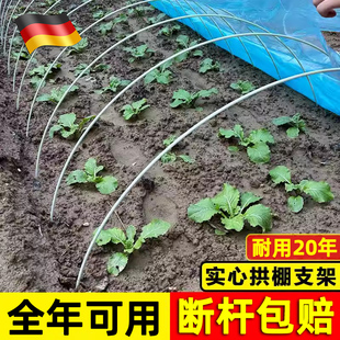 大棚支架拱杆玻璃纤维菜园菜地小拱棚杆蔬菜棚骨架家用配件大全