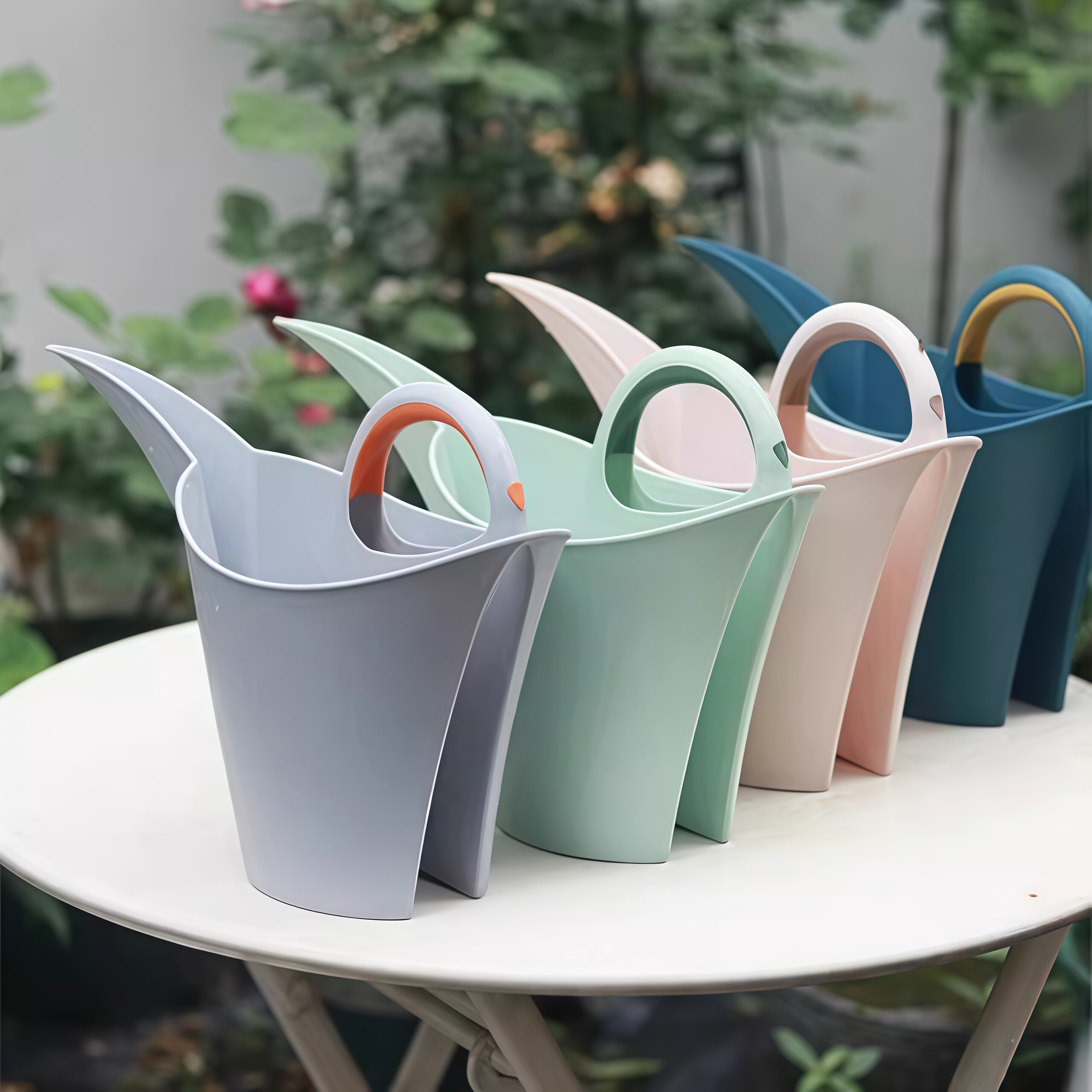 园艺长嘴浇花水壶塑料浇水喷壶家用2L养花壶洒水壶多肉尖嘴水壶