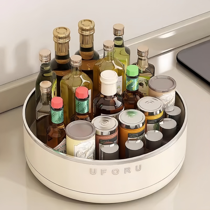 德国品质旋转调料置物架厨房台面多功能油盐酱醋调味料用品收纳盒