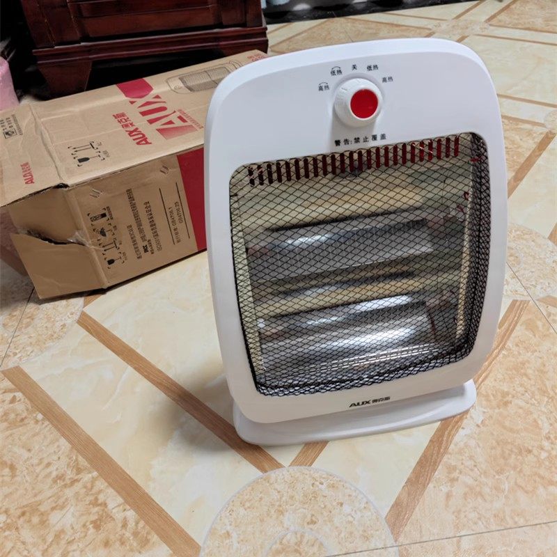 奥克斯取暖器小太阳家用电暖器摇头暖器机台式烤火炉省电暖气正品