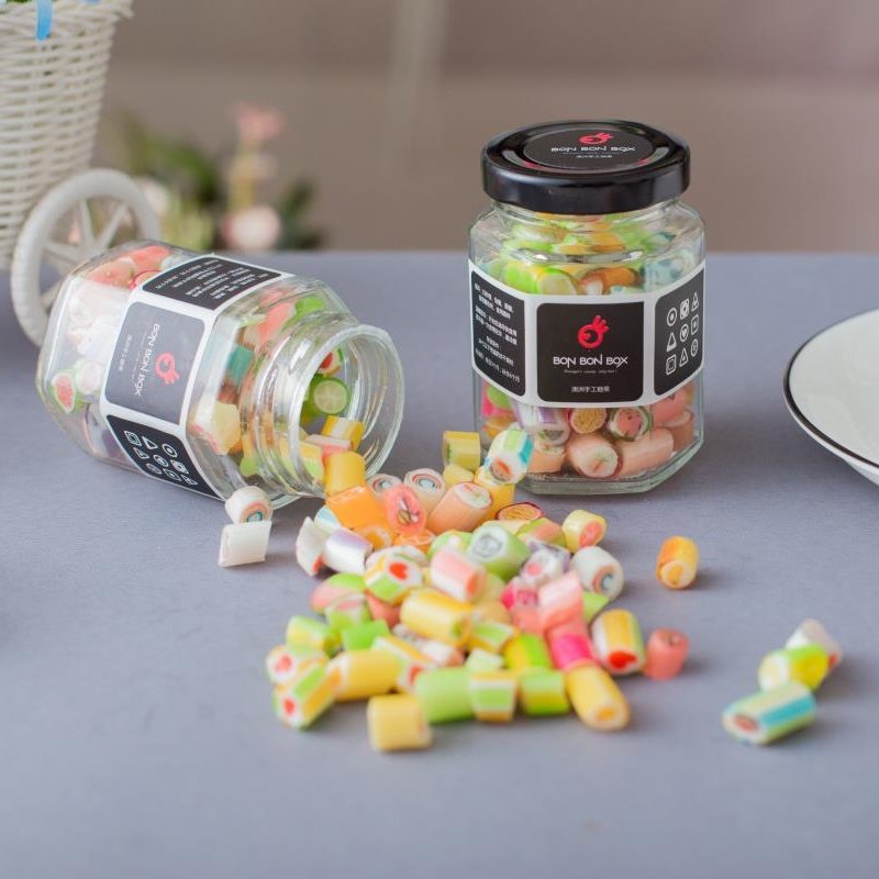 抖音水果味硬糖澳洲工艺手工糖果切片罐装网红女生高颜值零食散装