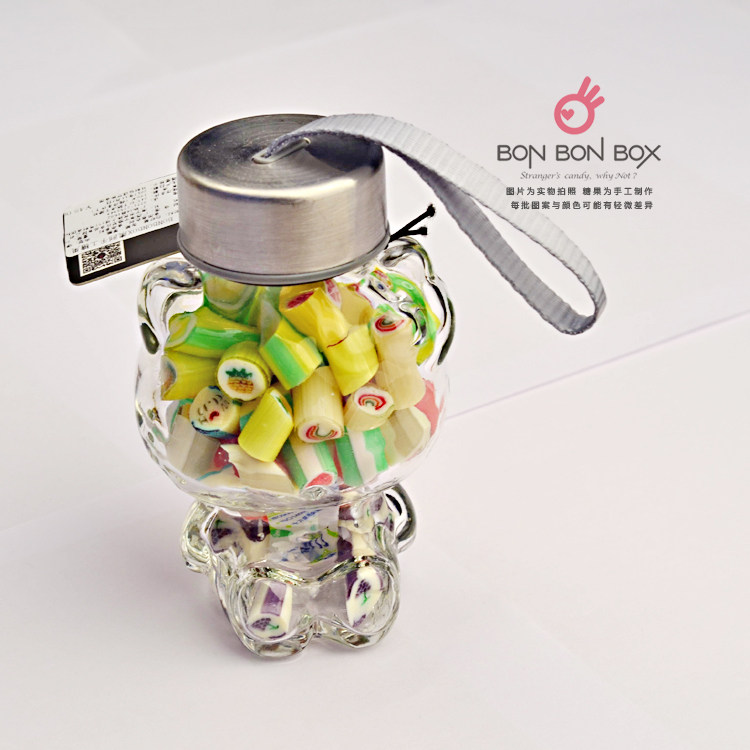 生日礼物创意手工切片糖果瓶装水果混合口味女生高颜值零食硬糖