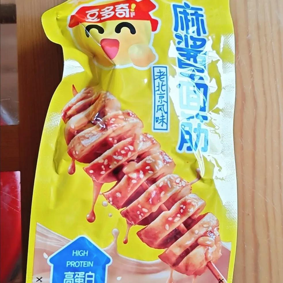 豆多奇麻酱面筋烧烤香辣老北京高蛋白素肉豆干办公解馋小吃零食品