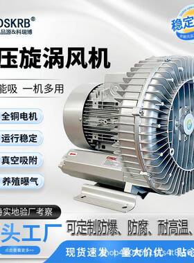 XGB-4000S高压风机工业印刷切纸机缝纫机械用风机曝气增氧泵