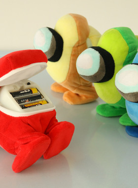 太空狼人杀玩偶公仔Amongus周边儿童毛绒玩具男女孩网红爆新款