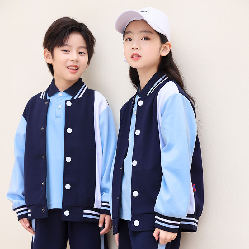 幼儿园园服春秋装三件套运动套装校服/园服