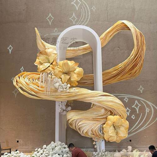 空间美陈艺术纸艺装饰纸雕摆件