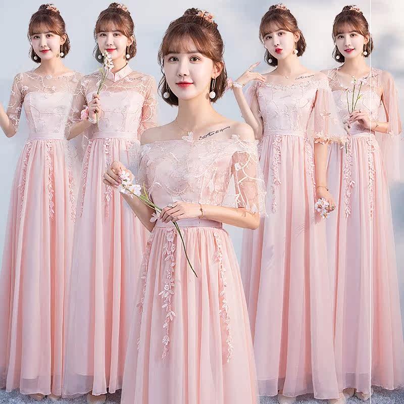 晚礼服女宴会气质平时可穿长裙简单大方仙气学生中式中国风伴娘服在类目 女装/女士精品, 婚纱/旗袍/礼服, 礼服/晚装中 - 来自Buy2taobao.com提供专业的淘宝代购服务