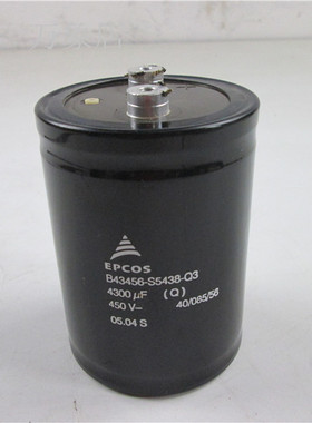 EPCOS电解电容B43456-S5438-Q3/4300UF/450V实物拍摄现货拆机包用
