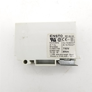 ENSTO接线端子KE45.55变频器接线端子175A750V实拍KE 45.55现货