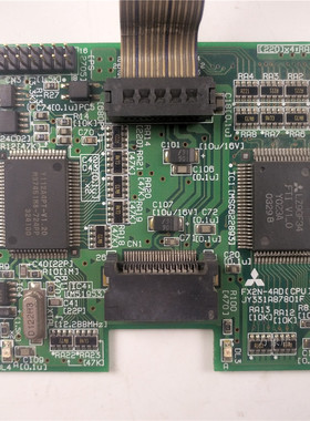 FX2N-4AD模块 CPU板 主板 JY331A87801F 实物拍摄