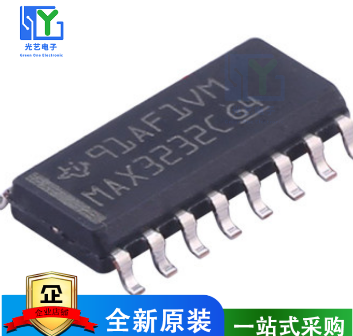 MAX3232CDR MAX3232C MAX3232 SOP16 RS-232 线路驱动器/接收器