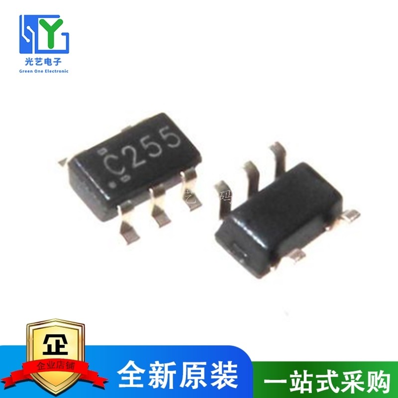 SN74LVC1G125DBVR 原装现货SOT23-5 丝印C255/T/R/K/J/F 三态输出 - 实物图