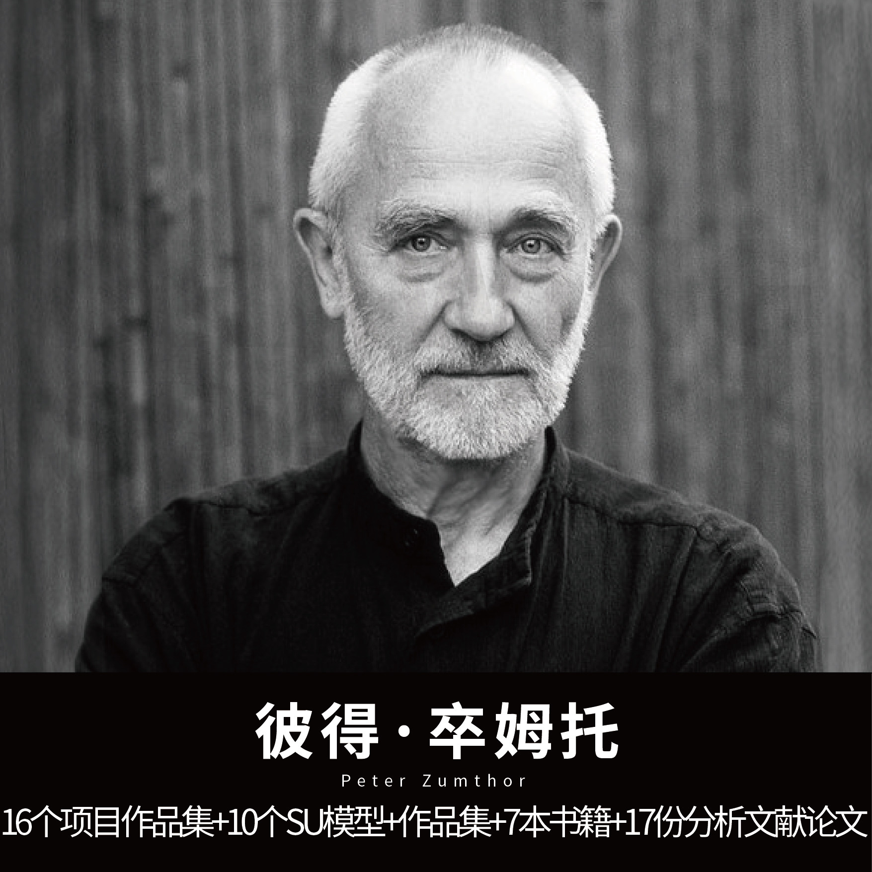 大师系列-彼得·卒姆托 (peter zumthor)项目作品集su模型
