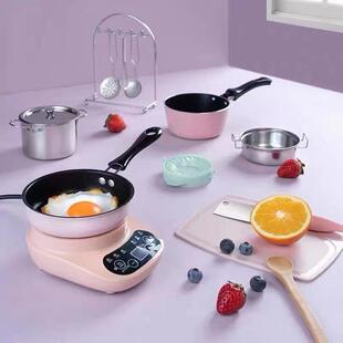 迷你小厨具真煮厨房儿童玩具网红过家家做饭仿真配件