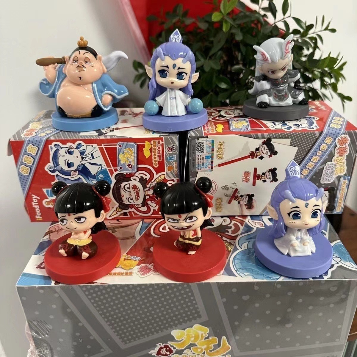 哪吒之魔童闹海系列 手办盲盒摆件敖丙隐藏款哪吒套装六只不重复