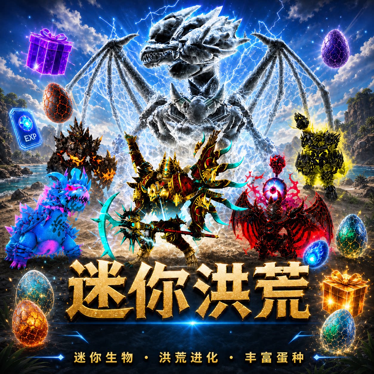 迷你洪荒模组方舟模组养老