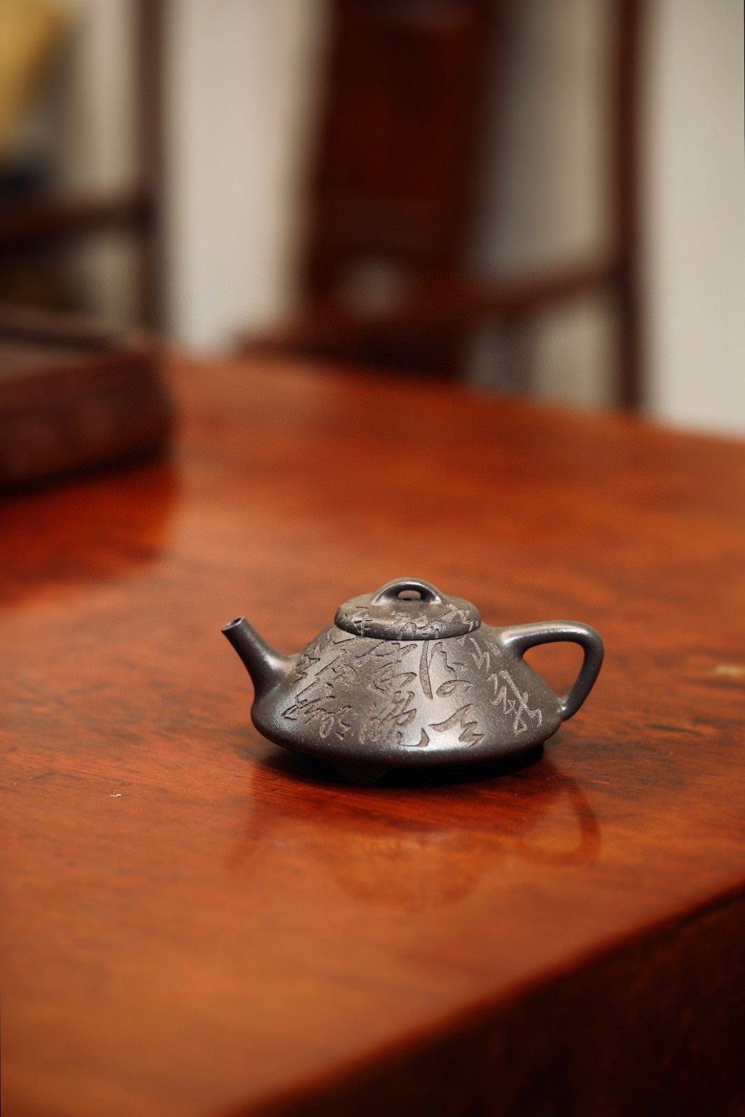 合瓢壶 天青紫泥 约160cc 宜兴紫砂壶 紫砂茶壶茶具 喝茶泡茶