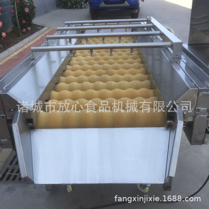 毛发去杂清洗机 果蔬去毛发清洗设备  毛刷辊去杂清洗机