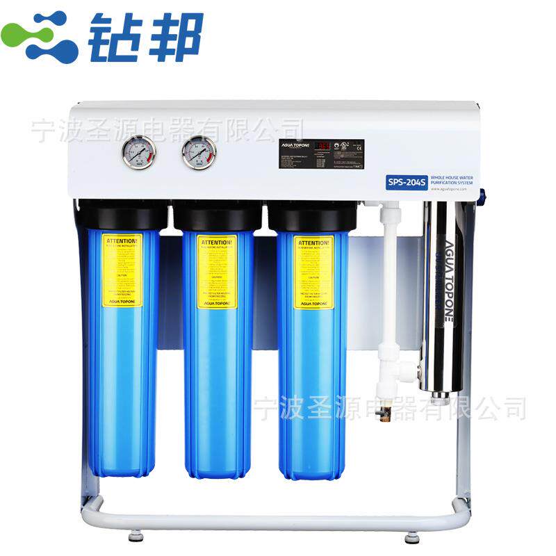钻邦全屋过滤紫外线消毒杀菌系统前置家用全自动净水器装置