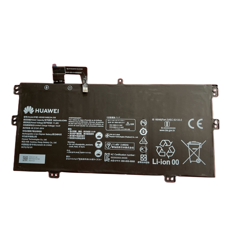 适用华为MateBook X EUL-W19P/29P EULD-WFE9 HB30B1W8ECW-31电池