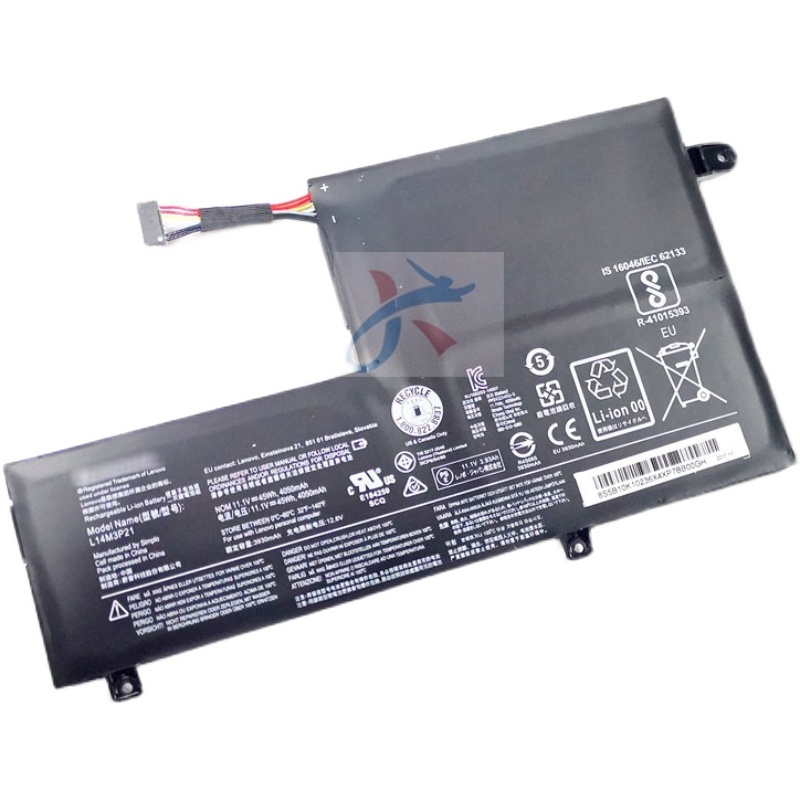 适用联想S41-70 Flex3 1470 小新I2000 L14M3P21电池L14L3P21