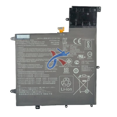 适用华硕ASUS笔记本ZenBook Flip S UX370UA-C4347T C21N1706电池