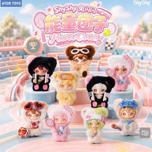 正版AYOR TOYS ShyShy兔闪闪能量团子系列盲盒可爱少女心公仔礼物