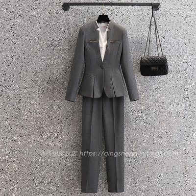 酒店前台工作装职业西装套装女空姐制服珠宝店美容院美容师工作服