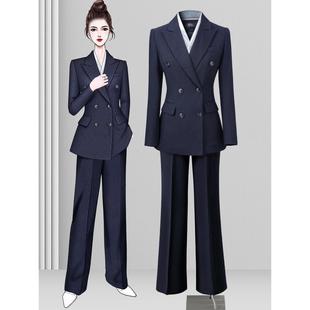 西装套装女正装秋冬气质大学生面试西服外套职业高级通勤工作服