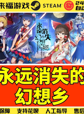 Steam正版 永远消失的幻想乡 Disappearing Gensokyo 激活码CDKEY