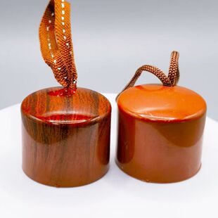 雨伞伞柄配件高级棕色防木纹手柄手动三折伞伞头防摔手柄DIY把头