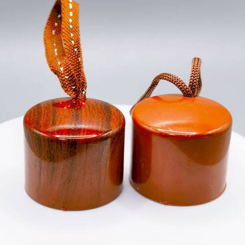 雨伞伞柄配件高级棕色防木纹手柄手动三折伞伞头防摔手柄DIY把头