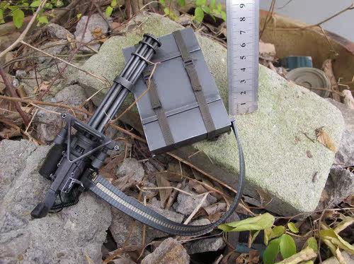 ZYTOYS ZY8019 1/6比例 M134加特林 火神炮黑铁色改良版模型 现货