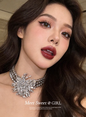 银色时尚多层甜酷choker