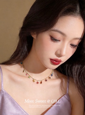 多巴胺日常百搭项链女