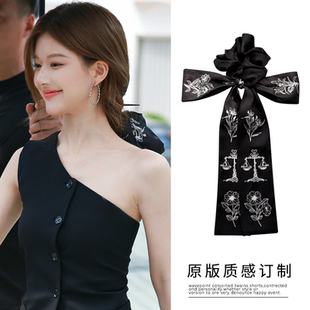 飘带头绳 蝴蝶结发圈气质低马尾时尚 许我耀眼赵露思许妍同款 新中式