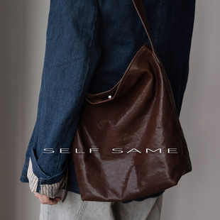 SELFSAME 头层植鞣牛皮 水桶包 实用耐用 长期主义 经典款大托特