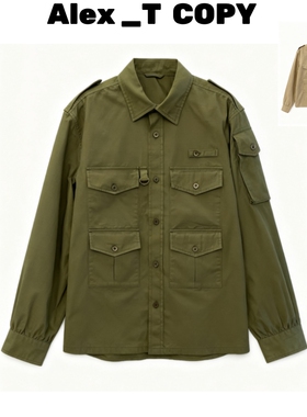 Alex 日代厂出货25aw human made Cameraman日系工装衬衫外套