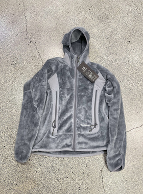 Alex TAD户外保暖polartec面料野人抓绒衣女 琎口连帽软壳摇粒绒