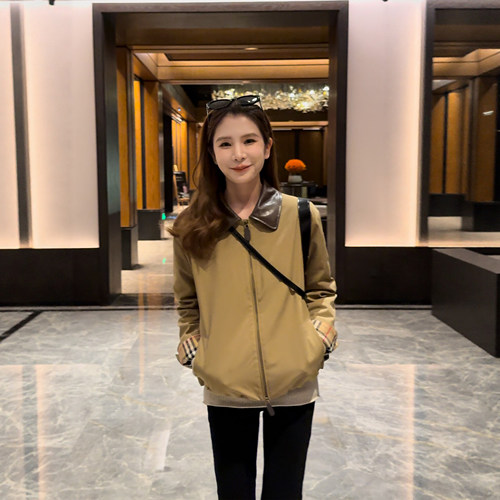 绵羊皮领轻奢派克棉服加棉短外套
