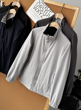 两面穿！捡漏好货外贸春秋季透气时尚休闲百搭立领夹克外套S10722