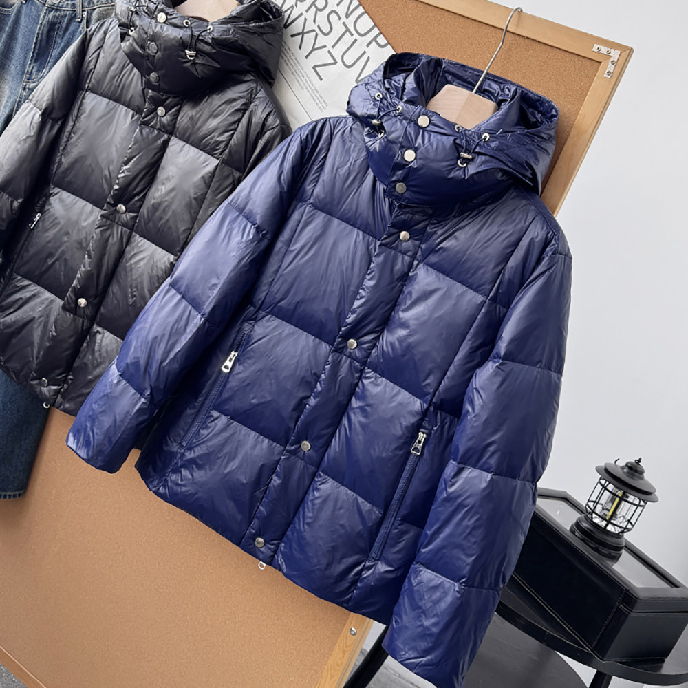 全天候户外御寒高蓬松90鸭绒！冬季加厚保暖连帽羽绒服外套26843