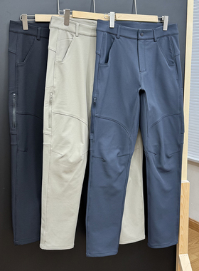 防风防水加绒秋冬高通勤徒步登山冲锋裤休闲裤13114