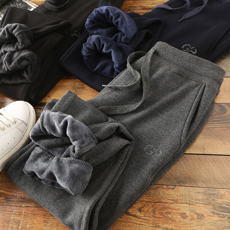 高光泽质感！炒柔复合加绒！ODM公司货秋冬男士棉质针织休闲卫裤,男装,卫裤,淘宝优惠券,粉丝福利购,淘宝优惠卷