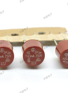 37200630001美国力特 TR5圆形保险丝管372 T63mA 250V 延时0.063A