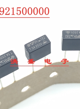 39215000000 美国力特 TE5 方形保险丝管 392 T5A 250V延时慢熔断